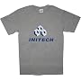 Office Space Initech Software Company Logo T-Shirt Gray