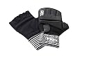 TKO Herren Leder Boxhandschuhe L/XL, Schwarz / Weiß