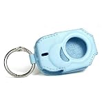 Blue Leather Case Cover for Creative Zen Stone Keyring Portable Design Carrying Case