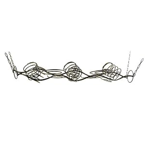 6-Bottle/ 16-Wine Glass Hanging Wine Holder