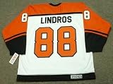 ERIC LINDROS Philadelphia Flyers 1999 CCM Throwback Home NHL Hockey Jersey, MEDIUM