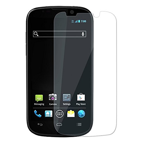 eForCity? Clear Reusable Screen Protector Compatible with ZTE Warp Sequent N861, 5-Pack