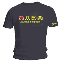 T-Shirt Homme Noir Joystick Junkies  "Creatures Of The Night" (Taille L)