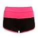 Lush Moda Athletic Yoga Shorts with High Waist for Running Biking or Casual Wear