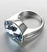 (Parent_T067025A) Autograph Multi-Faceted Oval Stone Ring Made with CRYSTALLIZEDÃ¢â€žÂ¢ - Swarovski Elements in Miscellaneous