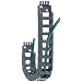 Igus E14-2-028-0 Energy Chain Cable Carrier, Polymer, EZ-Split Crossbar, 0.51 Max Cable Diameter, 0.75" Inner Height, 0.98" Inner Width, 1.1" Bend Radius, 1ft" Chain Length