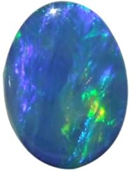O&G Australia Natural Opal Doublet Gemstone, 6x8mm (0.69cttw)