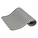 InterDesign Lineo Kitchen Countertop Silicone Sink Drying Mat - Large, Gray