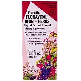 Flora - Floravital Iron + Herbs, 17 fl oz