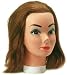 Hairdressing Student Training Head Real Hair + A Free Clamp