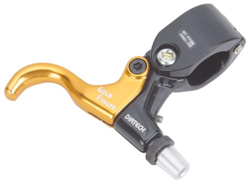 GOLDFINGER Fixie Track BMX Bike Brake Lever RIGHT GOLD
