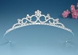 Ariel Silver Flower Girl Tiara