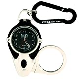 Colibri Clip on Pocket watch with LED Light and Magnifier PWX097002C