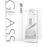 Sony Xperia Z5 Tempered Glass Screen Protector, D&P Ballistics Glass Screen Protector+ Anti-Glare Backside Protector- 99.9% Transparent HD Shield / 9H Hardness / Shatter-Proof + Bubble-Free