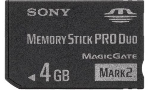 Sony MSXM4GS Memory Stick Pro Duo 4GB
