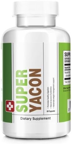 Rated Vitamins Super Yacon Premium Diet and Weight Loss Supplement - 1000mg 60 Capsules by Advanced Health