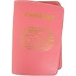 Baekgaard Leather Coral International genuine leather embossed passport holderr