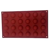 FUNSHOWCASE Mini 24 Cavites Hemisphere Dome Silicone Mold