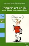 Vente de Livre : L'anglais est un jeu : Jeux et questions pour réviser son anglais