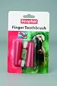 Beaphar Finger Dog Toothbrush Teeth Dental Care Red
