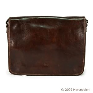 Buy ALTA FINANZA - Italian Leather Messenger Bag (Large) by TL