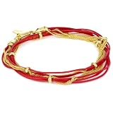 Accessories & Beyond Red Cord And Gold-Ton