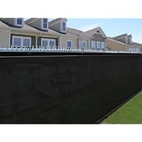 New 4' Privacy Mesh Screen Fence Windscreen Mesh Fabric Outdoor Screen Fence