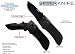 Seber Knife Stealth Ratchet Locking 3-3/8 Drop Point Plain Edge Blade