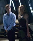 BATTLESTAR GALACTICA KATEE SACKHOFF JAMIE BAMBER 24X36 COLOR POSTER PRINT