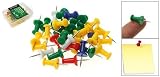 35 PCS Surtido Pasadores Colores pulgar Tack presionar para Home