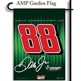 DALE EARNHARDT JR #88 AMP 2 SIDED 13 X 18 GARDEN FLAG BY BSI