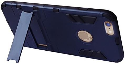 iPhone 6s plus case iPhone 6/6s plus armor antiskid bracket shell,(press resistant)，(Shock absorption), protective containment (royalblue)