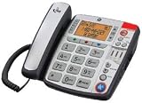 GE 29579BE1 Amplified Corded Phone for Moderate-Severe Hearing Loss with Large Buttons & Caller ID