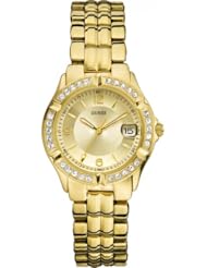 Guess W0148L2 38mm Steel Bracelet & Case Mineral Womens Watch