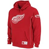 NHL Majestic Detroit Red Wings Youth Red Be Proud Pullover Hoodie Sweatshirt (Small)