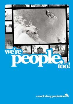 Childrens Toyshop  Sporting Goods : We're People Too Snowboard DVD