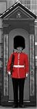 Posters: Londres Midi Poster - Garde Devant Le Palais De Buckingham (91 x 30 cm)
