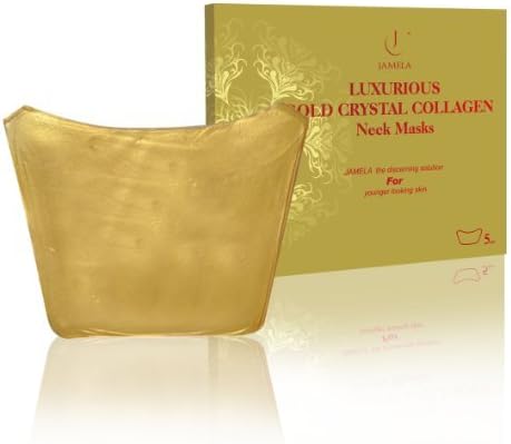 Jamela - 24k Gold Neck Masks ( 5 mask pack) - New Improved Formula by Jamela Skin Care