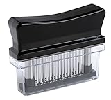 Professional Meat Tenderizer, 48-blade Meat Tenderizer Tool with Safety Lock - Sharp Stainless Steel Blades