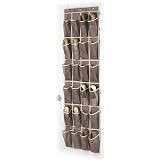 Whitmor 6351-1253-JAVA Fashion Color Organizer Collection Over-the-Door Shoe Organizer, Java