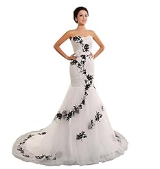 Corset   Waistline Lace Applique Mermaid  Dress