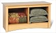 Sonoma Twin Cubbie Bench (Small) in Maple Finish By Prepac Furniture