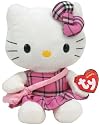 Beanie Babies Hello Kitty Tartan