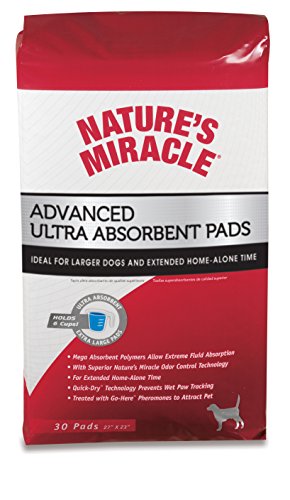 Nature's Miracle Advanced Ultra Absorbent Pads, 30 Count (P-5762)