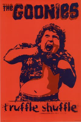 Cover image : Goonies Poster Chunk Truffle Shuffle Movie Poster