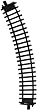 WowToyz Classic Train Track, Curved