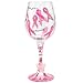 Lolita Wine Glass, Pink Ribbon none