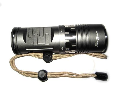  NEW BLACK SHADOW Super Bright 1200 Lumens Cree Xm-l T6 LED Flashlight Torch 14500 
