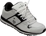 New! Radioactive Skate-Style Golf Shoes - The Alarm - White/Black, 6