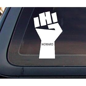 Howard Stern FIST Car Decal / Sticker - White